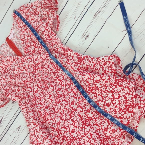 Pink Lily dress, small floral, ruffles, size small - Picture 10 of 15